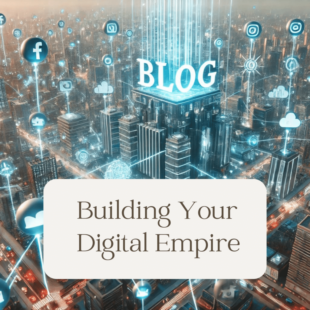 City depicting blog as digital empire