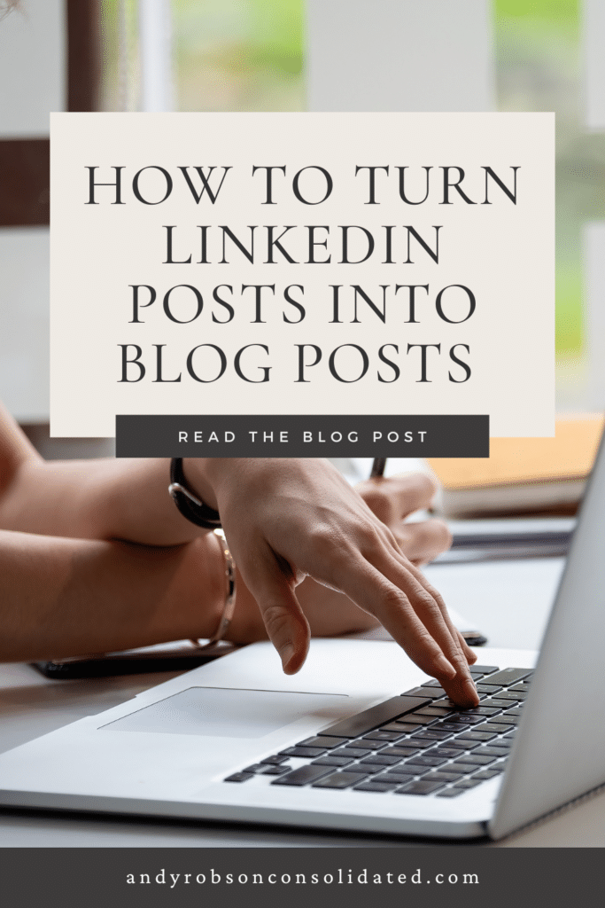 How TO Turn LinkedIn Post into Blog Post